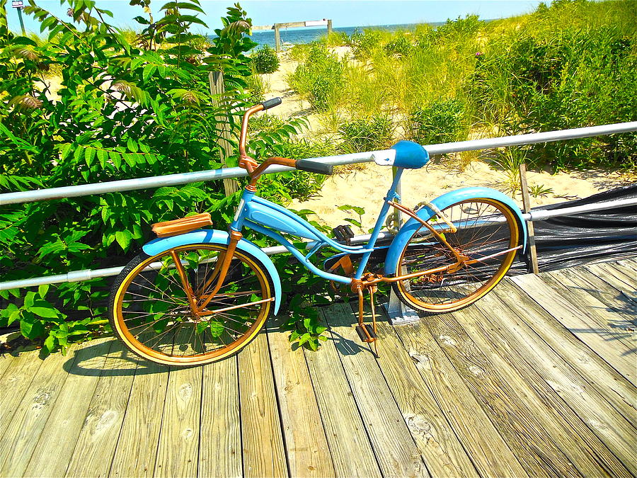 Ocean Grove Bike Photograph by Joan Reese