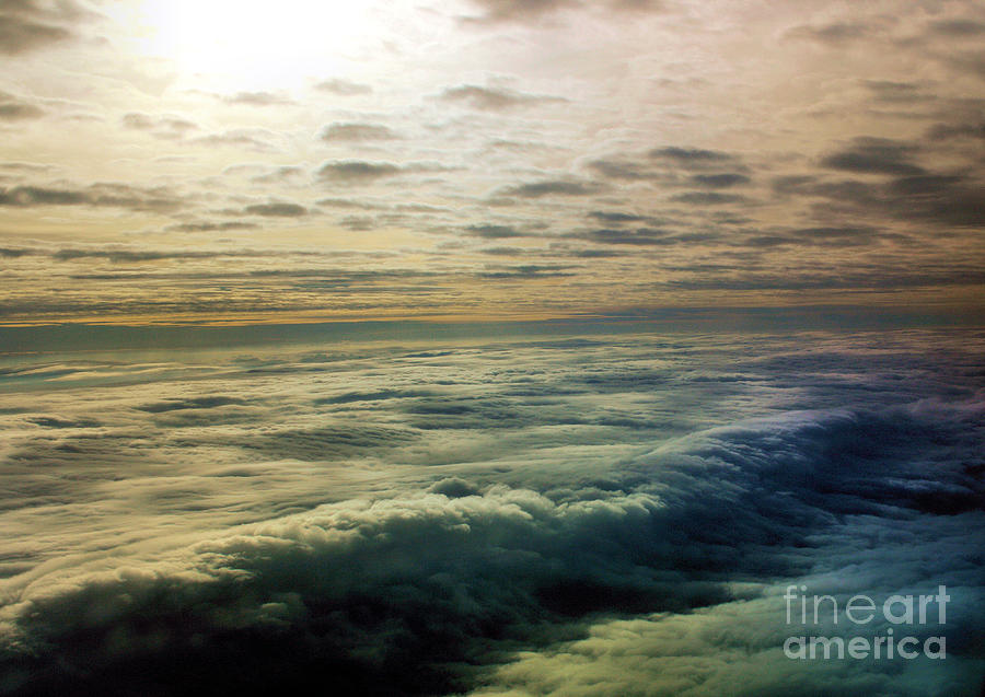 Clouds Photograph - Ocean in the Sky by Michael Creamer