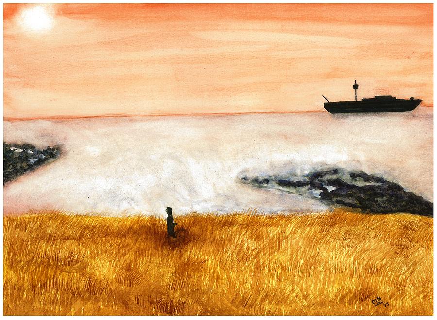 Ocean Mist 3 Painting by David Bartsch