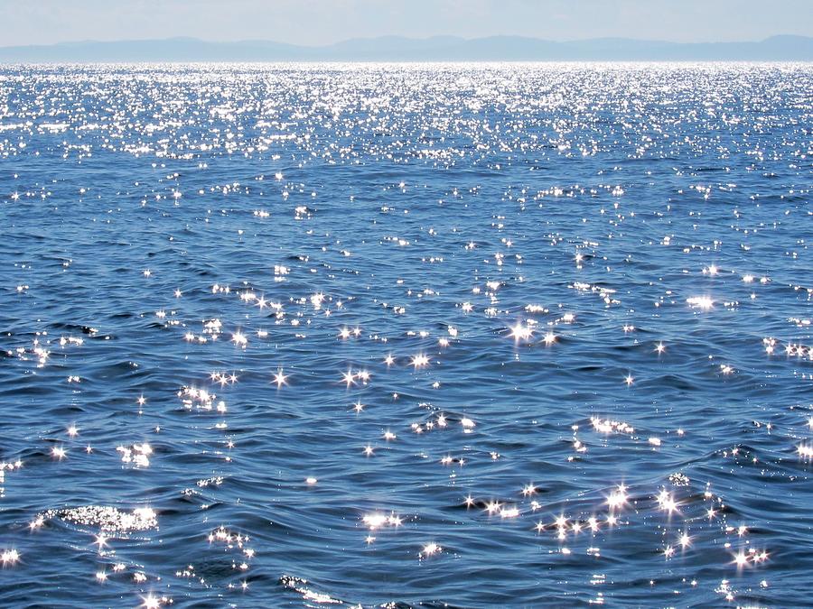 Ocean of Sparkles Photograph by Lena Photo Art - Pixels