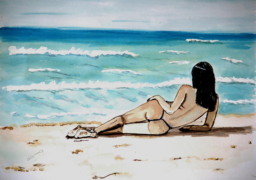Ocean Passion Painting by Shlomo Zangilevitch