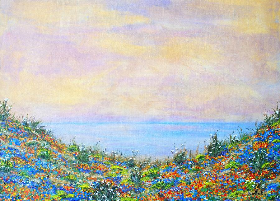 Flower Painting - Ocean Ranch by Kim Hamrock