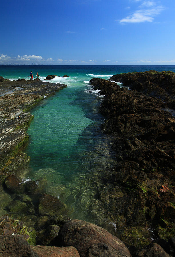 Paradise Photograph - Ocean Rockpool by Noel Elliot