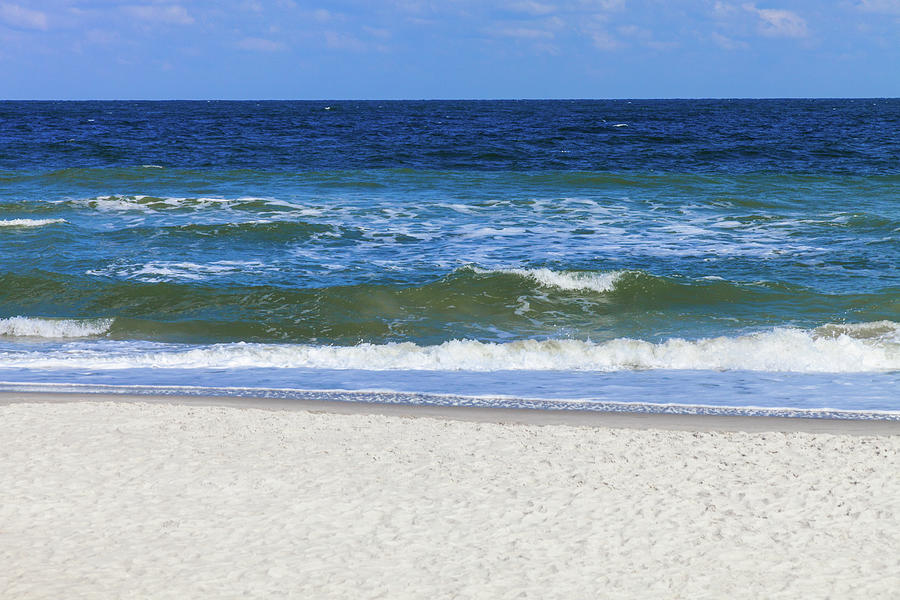 Ocean, Sand And Sky, Neptune Beach Photograph by Diane Macdonald