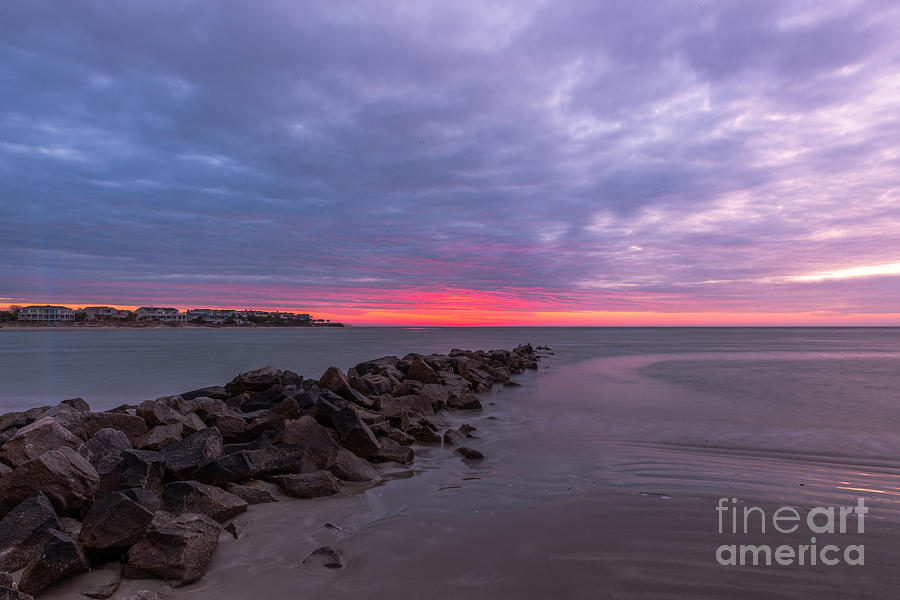 Beach Photograph - Ocean Sunrise by Dale Powell