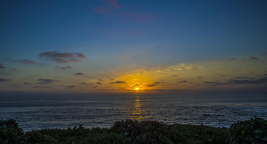 Ocean Sunset Photograph by William Bitman