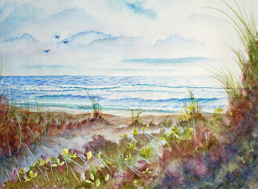 Sunset Painting - Ocean Twilight by Kathryn Duncan