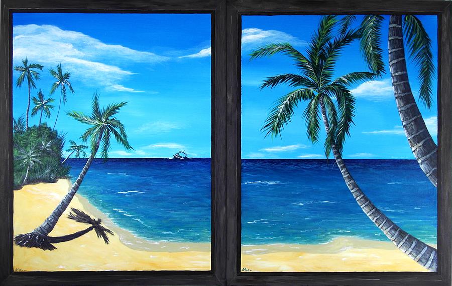 Paradise Painting - Ocean View by Anastasiya Malakhova
