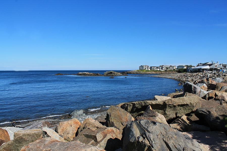 Ocean View from Perkins Cove Photograph by Michael Saunders