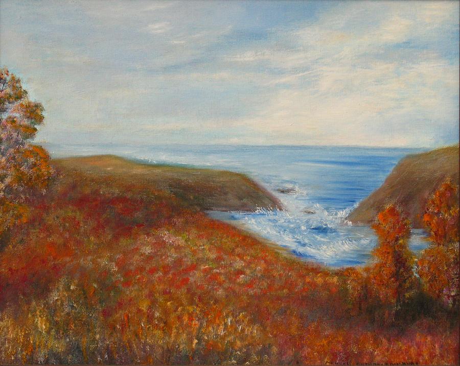 Ocean View Painting by Michael Anthony Edwards