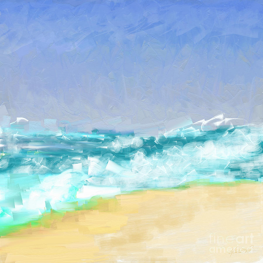 Ocean Vigor Painting by Kristen Fox