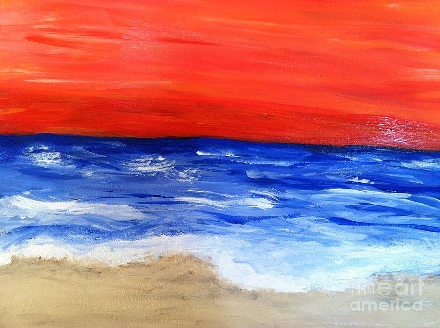 Ocean Waves Painting by Lisa Martin - Fine Art America