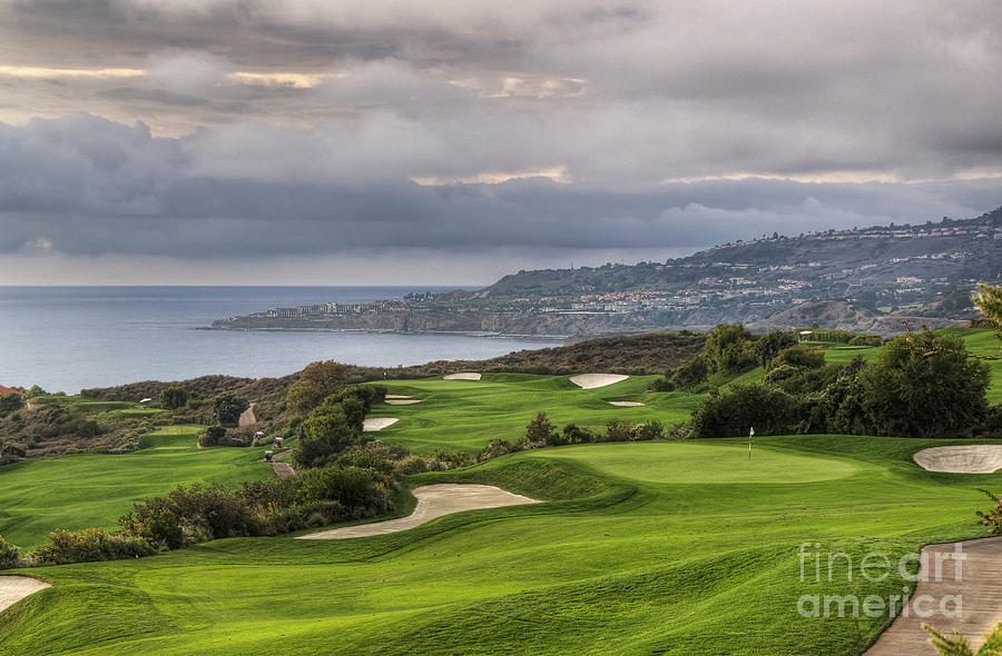 Oceanfront Golf Course Photograph by Eddie Yerkish