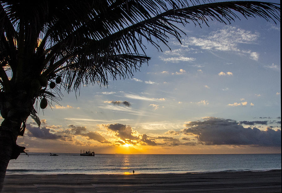 Oceanfront Park Sunrise 1 Photograph by Don Durfee