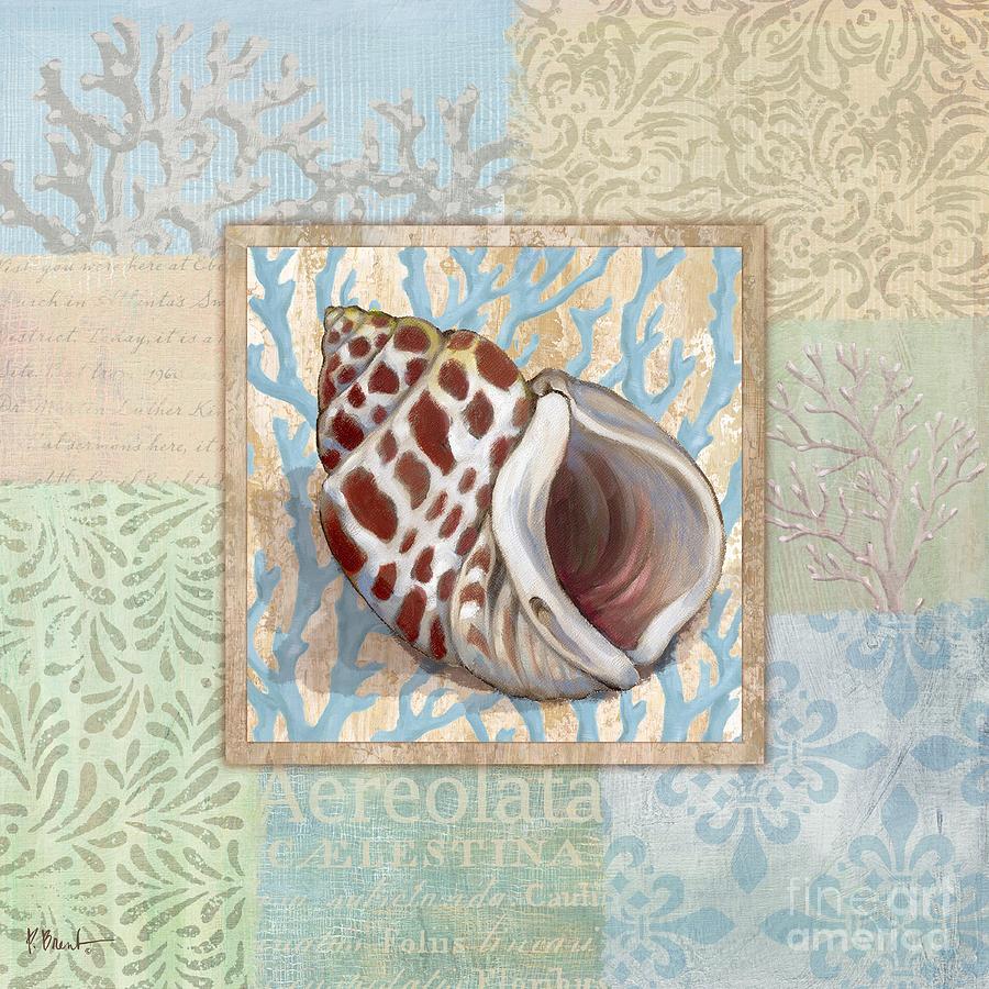 Shell Painting - Oceanic Shell Collage I by Paul Brent