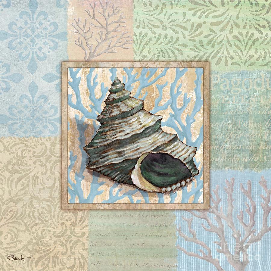Shell Painting - Oceanic Shell Collage II by Paul Brent