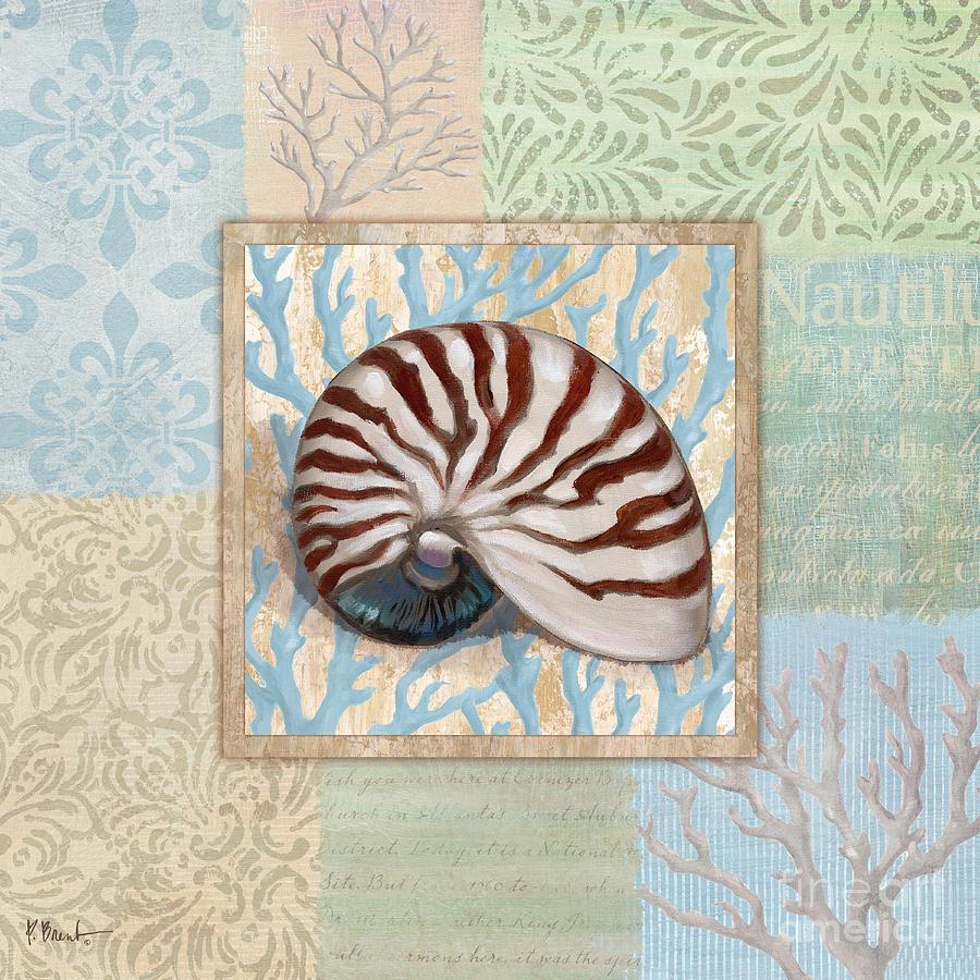 Shell Painting - Oceanic Shell Collage III by Paul Brent