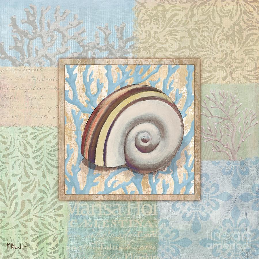 Shell Painting - Oceanic Shell Collage IV by Paul Brent