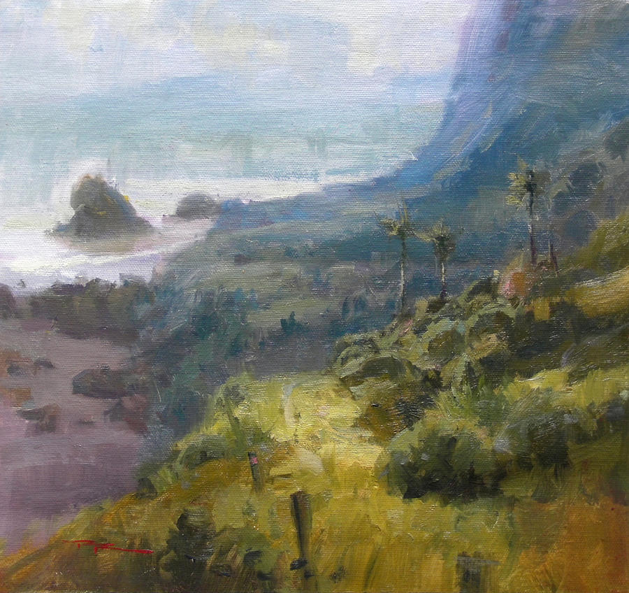 Beach Painting - Oceans Outlook by Richard Robinson