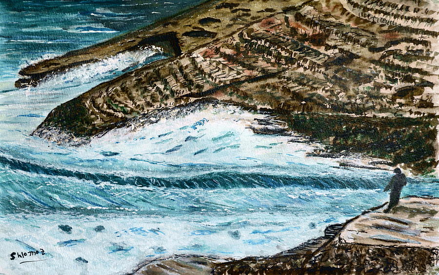 Oceans View. Painting by Shlomo Zangilevitch