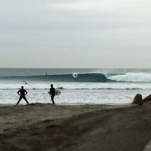 Pier Photograph - #oceanside At 7:30am Today. #surfcheck by Tim Chandler