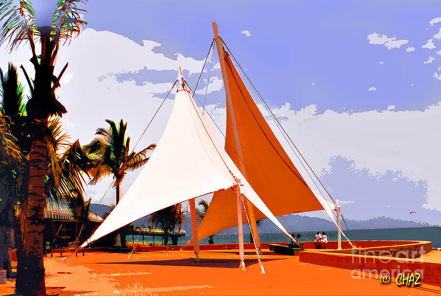 Oceanside at Puerto Vallarta Painting by CHAZ Daugherty
