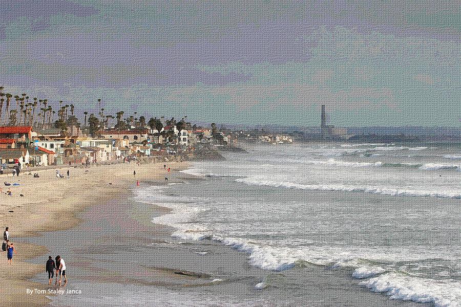 Oceanside South Of Pier Photograph by Tom Janca