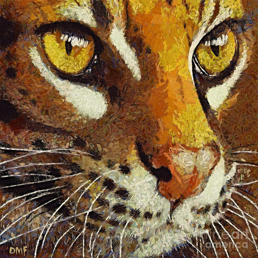 Ocelot Painting by Dragica  Micki Fortuna