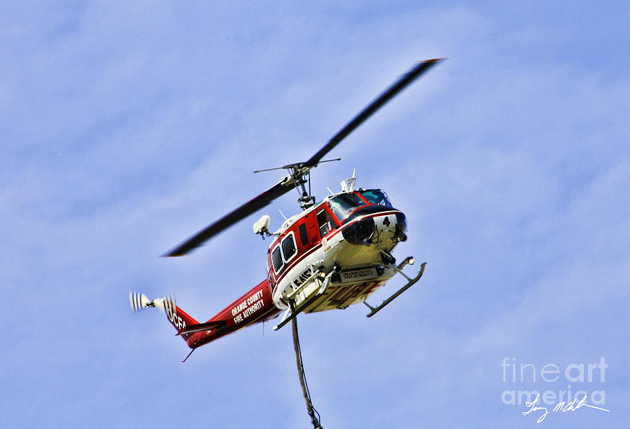 OCFA Huey Photograph by Tommy Anderson