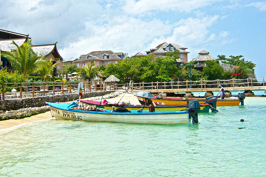 Ocho Rios Fishing Boats Photograph by Leigh Ann Hartsfield