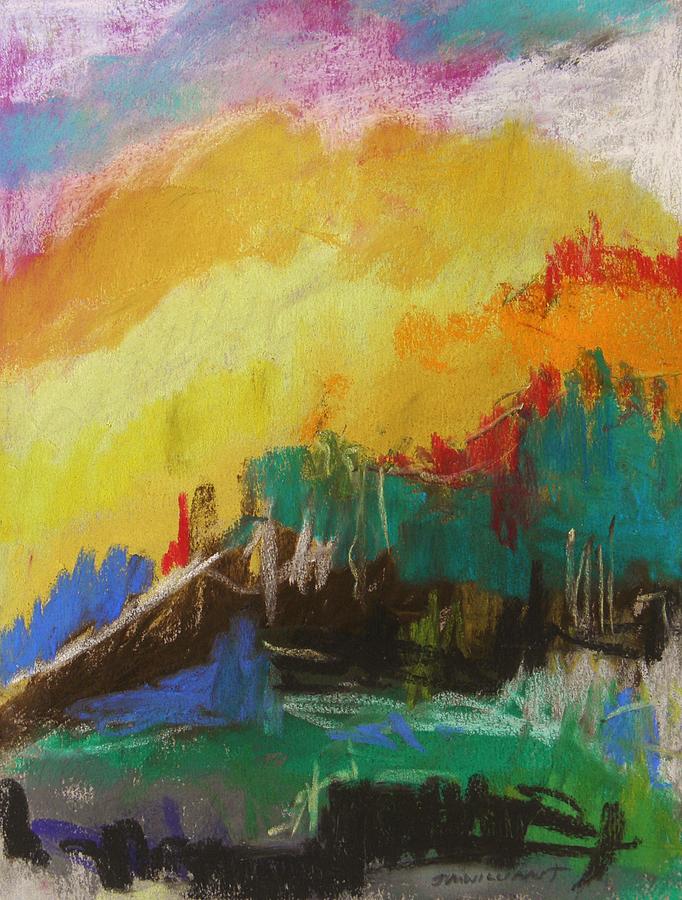Ochre Hill Painting by John Williams