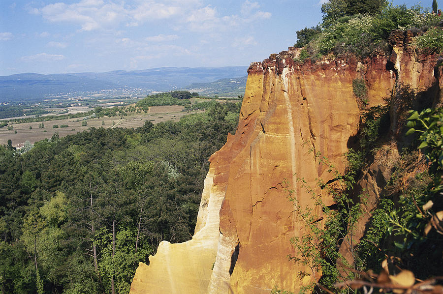 Ochre Quarry In France Photograph by James Steinberg