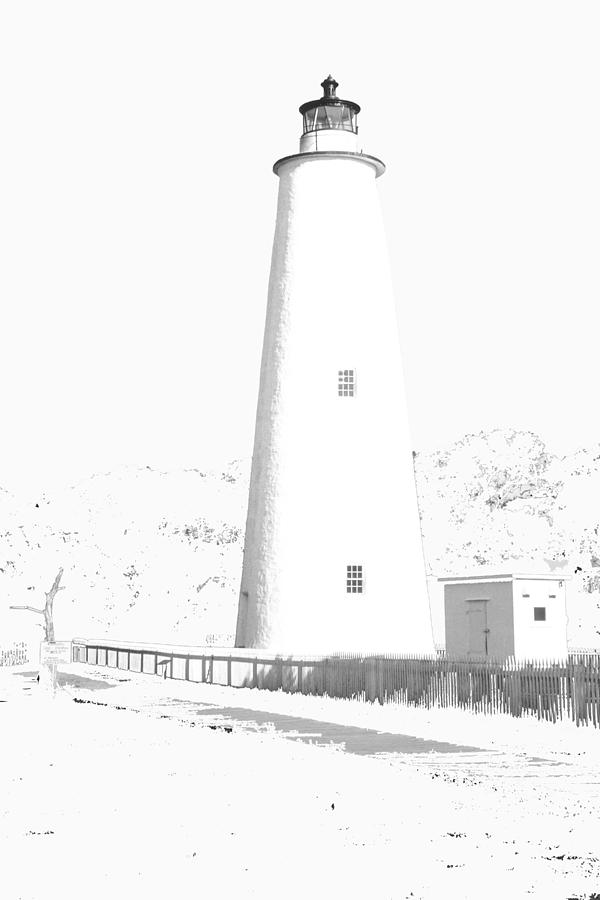 Ocracoke Lighthouse Photograph by Jim Dollar