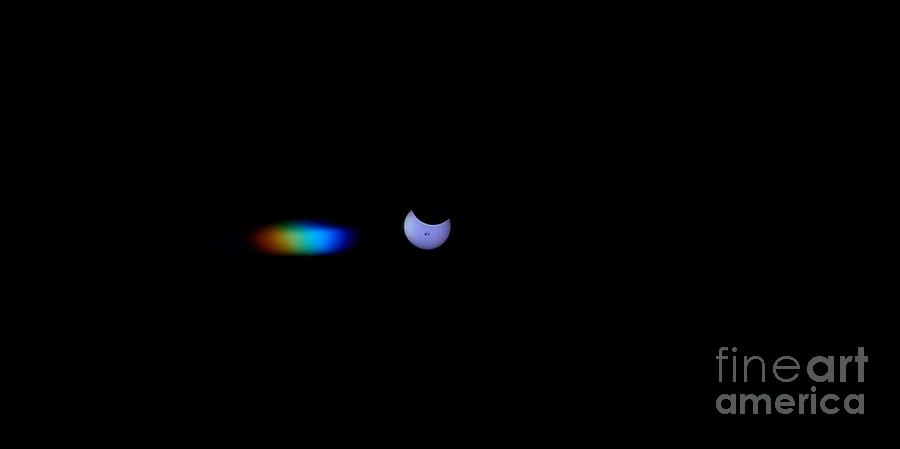 October 2014 Partial Solar Eclipse Photograph by Angela J Wright