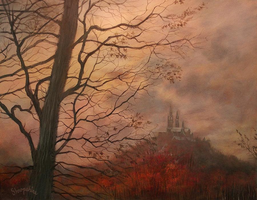 October at Holy Hill Painting by Tom Shropshire