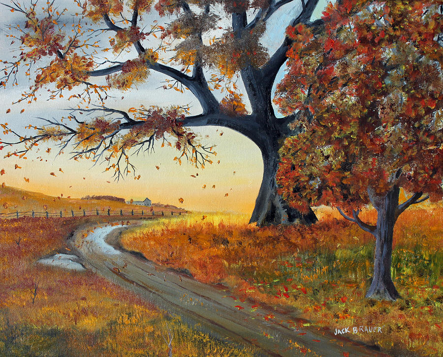 October Breeze Painting