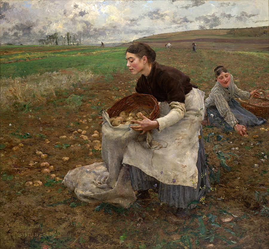 October Painting by Jules Bastien-Lepage