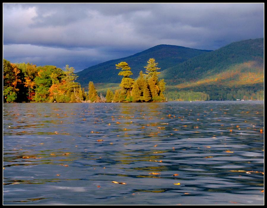 October on the Lake Photograph by Hank Clark Fine Art America
