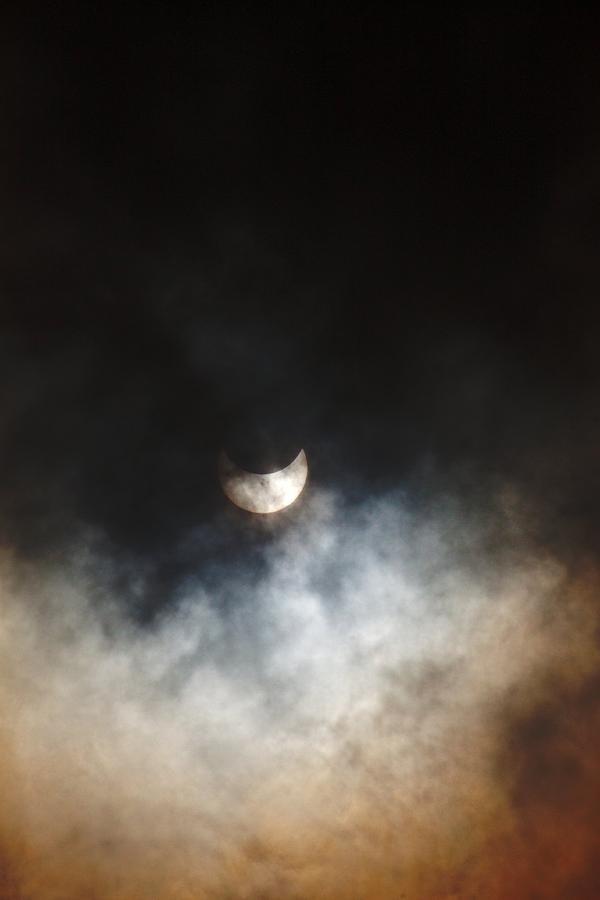October Partial Solar Eclipse Photograph by Melanie Lankford Photography