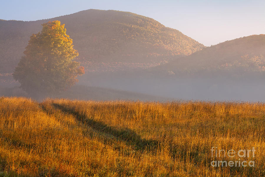 Landscape Photograph - October Sunrise Landscape by Alan L Graham