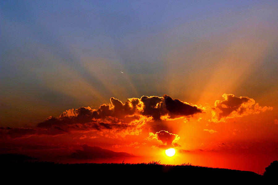 Sunset Photograph - October Sunset by Holly Carpenter Sunset Photograph - October Sunset by Holly Carpenter
