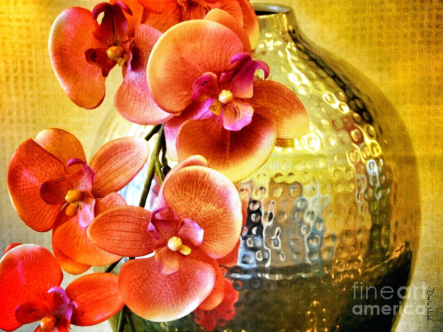 Octobers Orchids Digital Art by Darla Wood