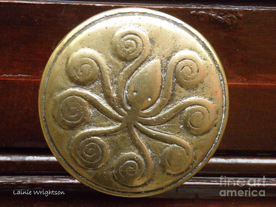 Octopus Door Knob Photograph by Lainie Wrightson