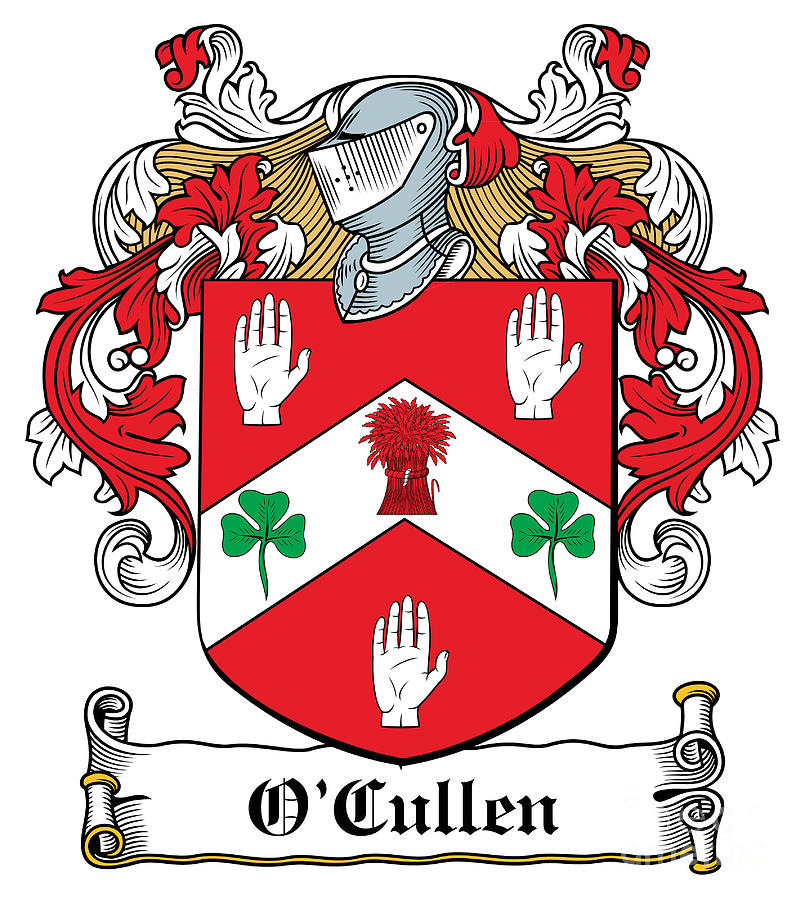 OCullen Coat of Arms Wicklow Digital Art by Heraldry - Fine Art America