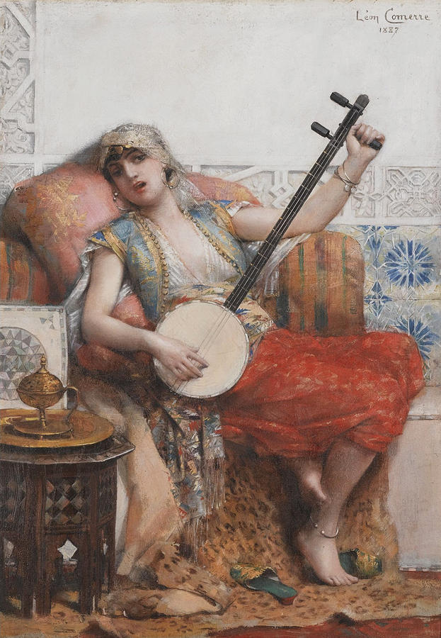 Odalisque Painting by Leon Francois Comerre