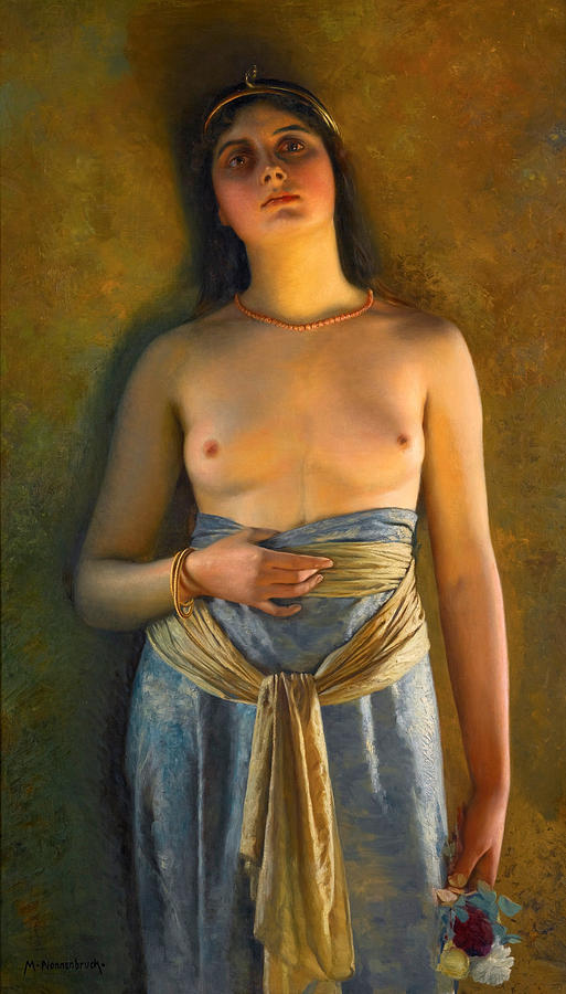 Odalisque Painting by Max Nonnenbruch