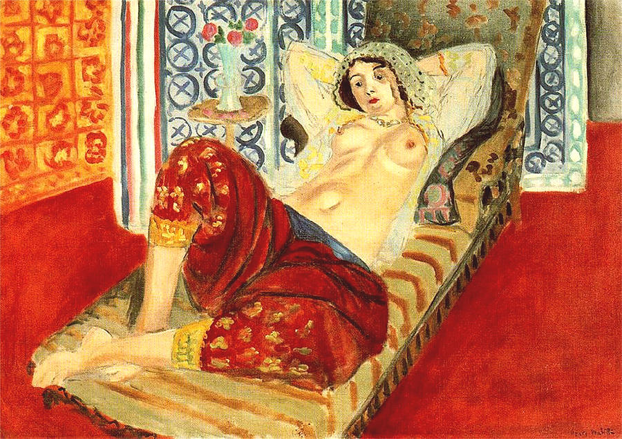 Odalisque with Red Culottes Digital Art by Henri Matisse