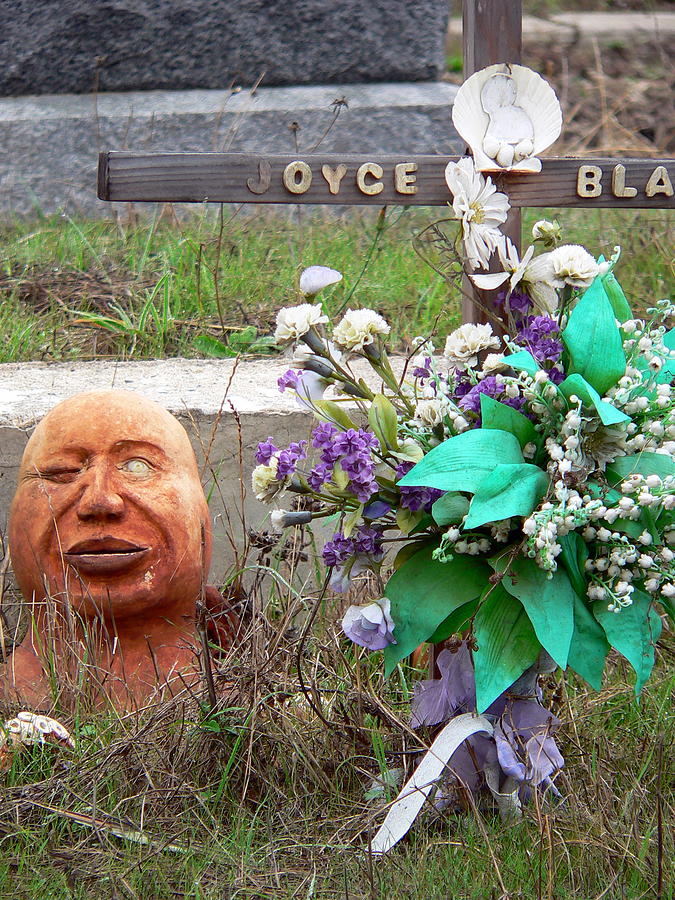 Odd Joyce Grave Photograph by Jeff Lowe