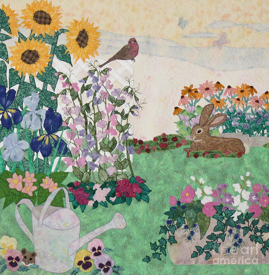 Wildlife Tapestry - Textile - Ode to Henry and Joys of Nature by Denise Hoag