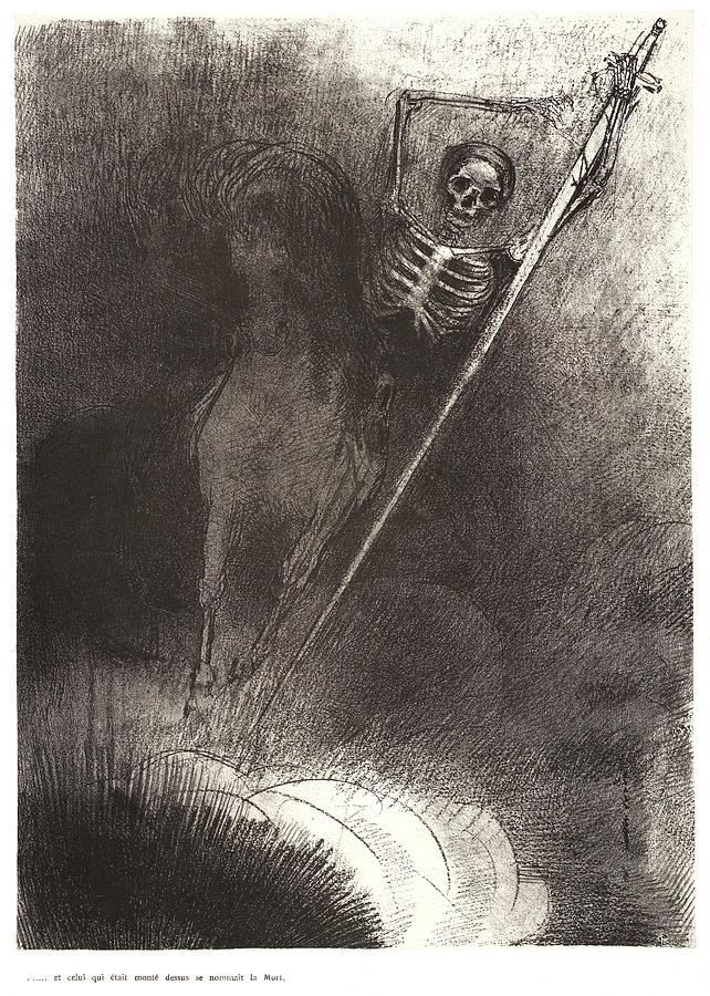 Odilon Redon French, 1840 - 1916. And His Name That Sat Drawing by Litz ...